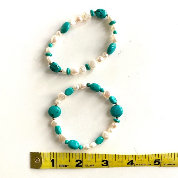 Vintage Southwestern Style Turquoise Jewelry 10 Piece Lot - Picture 6 of 16